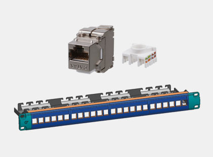 超六類(lèi)屏蔽配線架